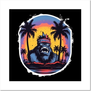 Crazy Cool Monkey Posters and Art